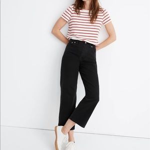 NWOT Madewell Slim Wide-Leg Jeans in Lunar Wash